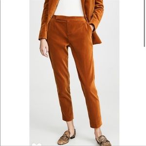 EQUIPMENT velvet trousers